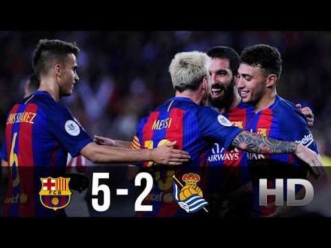 FC Barcelona vs Real Sociedad 5-2 – All Goals And Highlights (Copa Del Rey) 26.01.2017 HD