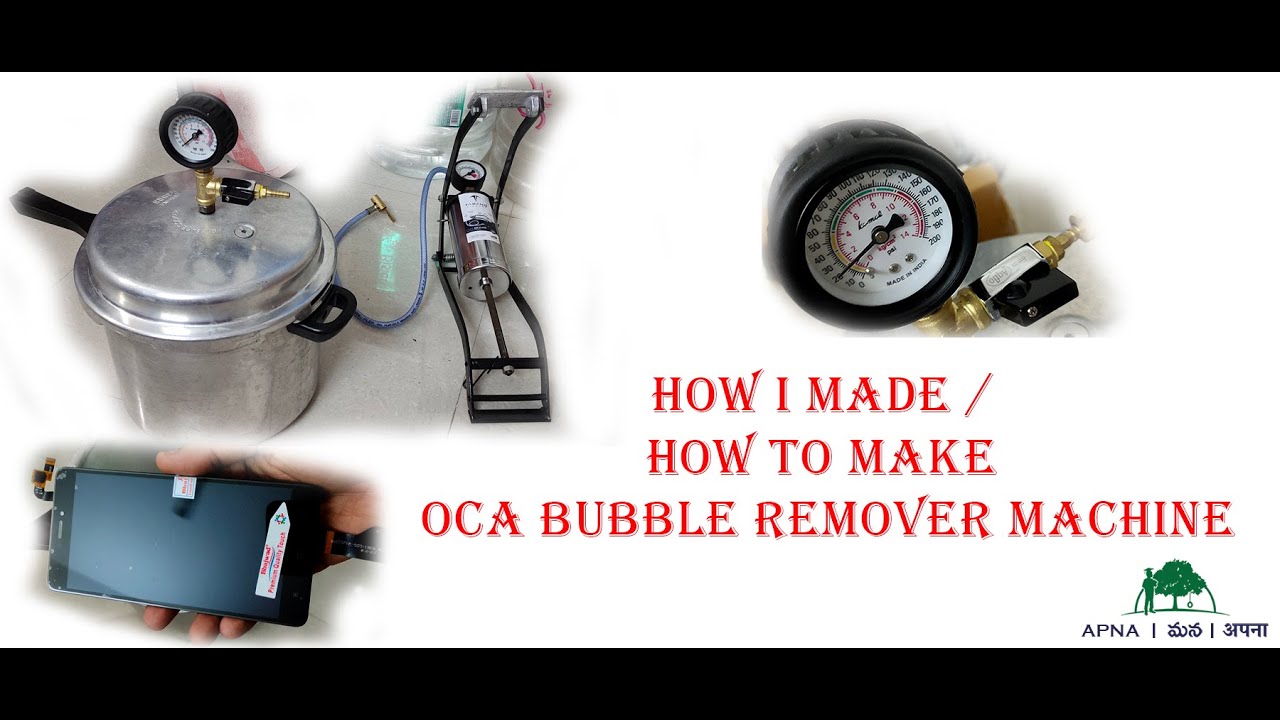 How I Made / How to make OCA Bubble Remover Machine Oca Lamination