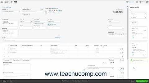 QuickBooks Online Tutorial Invoicing for Billable Costs Intuit Training