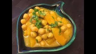 Chickpea Coconut Curry with Butternut Squash | Vegan Healthy Tasty Recipe