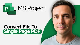 How to Convert Microsoft Project File to Single Page PDF  Covert mpp file to pdf