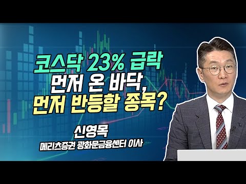 [<strong>신영목의</strong> 히든밸류] 코스닥 23% 급락 먼저 온 바닥, 먼저 반등할 종목?  / 머니투데이방송 (증시, 증권)