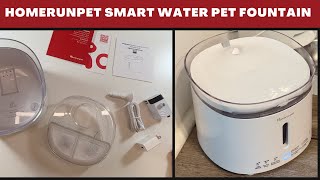 Homerunpet Smart Water Fountain Review!