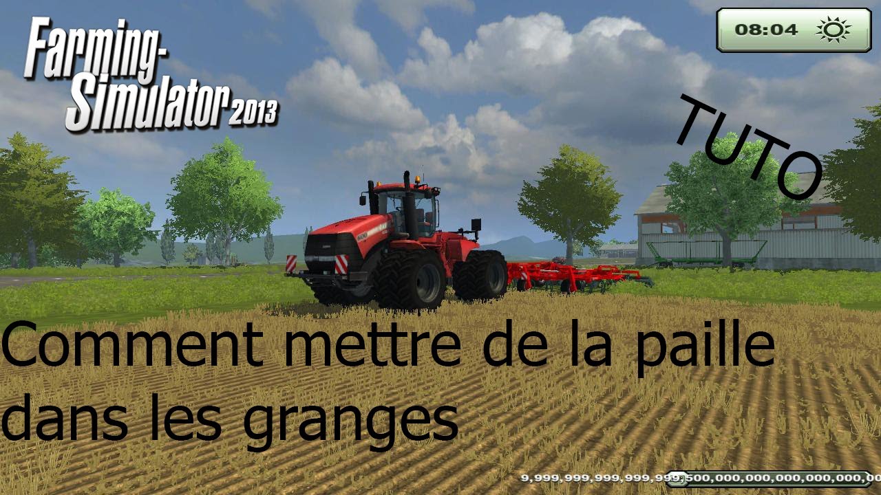 TUTO | Comment mettre de la paille dans les granges | Farming Simulator  2013 - YouTube