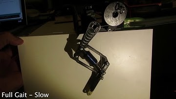 Mojo2 - Leg Test - Compliant Quadruped Walking Robot