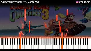 Donkey Kong Country 3 - Jangle Bells | PIANO COVER | HOW TO PLAY