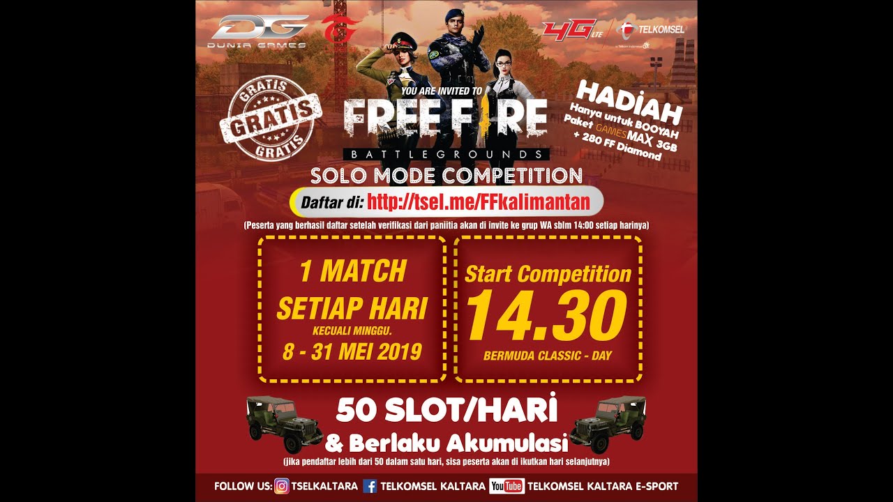 Freefire Competition Kaltara 30 April 2019 2