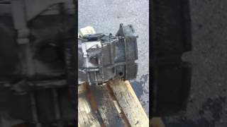 Trockeneisstrahlen Am Porschegetriebe, Firma Nordeis Trockeneisreinigung