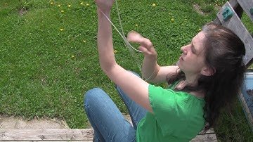 Easy string figure - a tipi or teepee