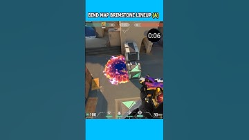 Bind Map Brimstone lineups Site A ‎#brimstone #valorant #indianbrim #valorantclip