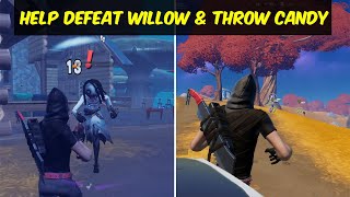 Help defeat Willow at Willow’s Haunt & Throw Candy From Vehicle - Fortnitemares Quests