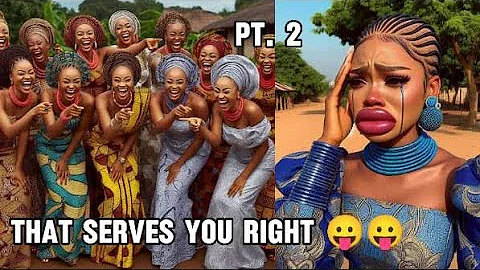 Stubborn Girl Won't Stop Running Her Mouth Until She Met Her Match.. #africantales #story #folktales