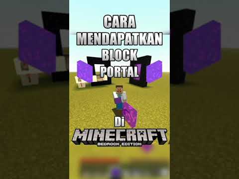 Cara Mendapatkan Block portal Di Minecraft #minecraft #shorts