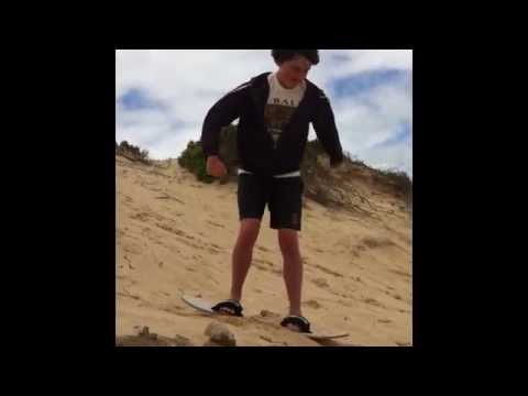 Sandboarding video 1