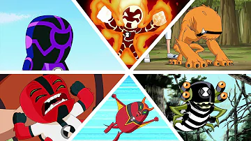 ben 10 all baby alien transformation ( montage ) ❤