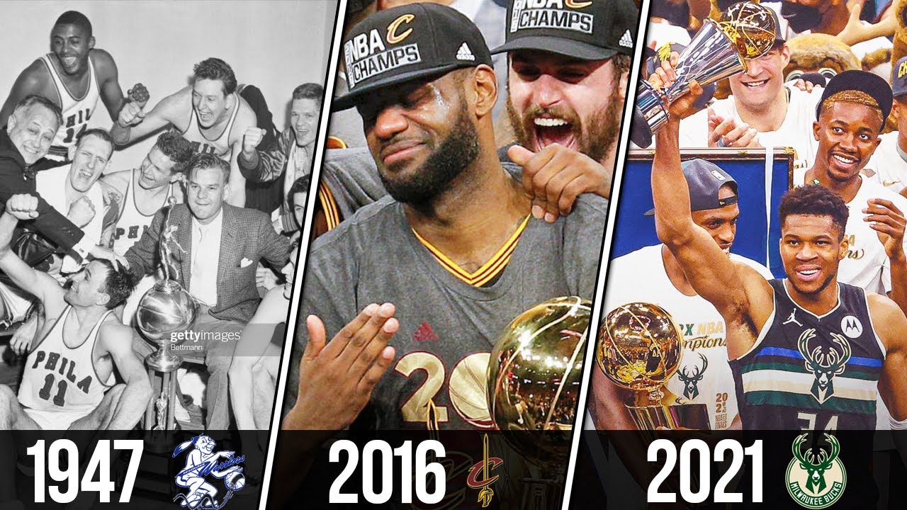 🏀 ALL NBA Champions 1947 2021 Every NBA Finals Winners 2022 🏀 YouTube