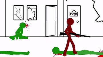 Stickman Zombie Attack Episode 1 - Pivot Animator