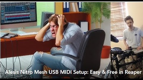 Alesis Nitro USB MIDI Setup: Easy & Free in Reaper