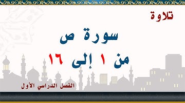 سورة ص من 1 إلى 16