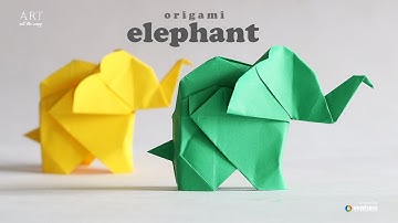 Origami Elephant Tutorial (Fumiaki Kawahata) | Step by Step Paper Folding