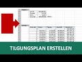 Tilgungsplan-Vorlage in Excel I Excelpedia