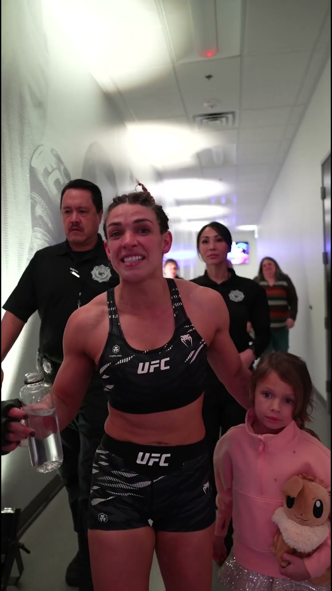 Mackenzie Dern on top of the world after last night ? #UFCVegas101