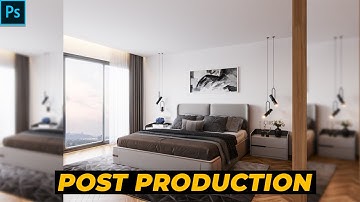 CORONA RENDER Post Production All Element + Photoshop tutorial