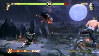 Mortal Kombat 2011: Johnny Cage vs Scorpion