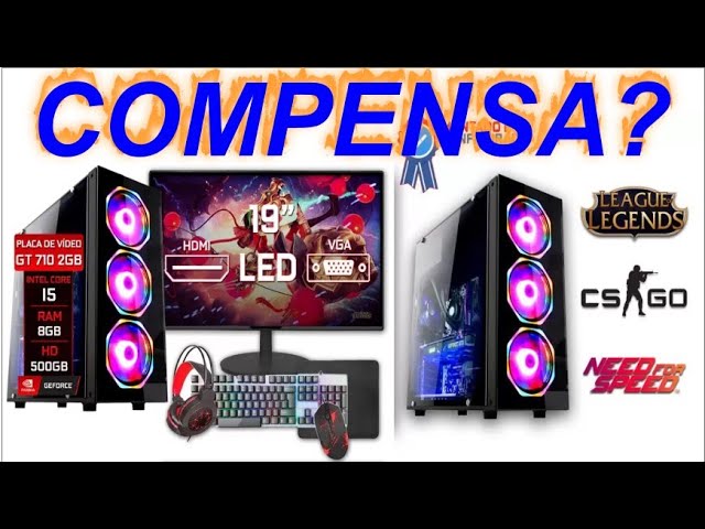 Pc game com jogos barato i5 16gb ssd 480gb - AGS - Computador