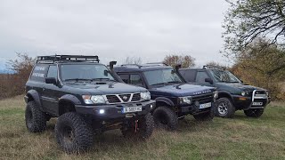 Off Road trip! Nissan Patrol y61, Land Rover Discovery 2, Nissan Terrano 2