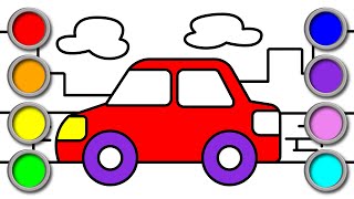 ASIKNYA ‼️ MEWARNAI GAMBAR MOBIL UNTUK ANAK TK PAUD - Coloring Games screenshot 2