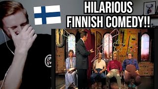 Reaction To Kummeli - Rapakymppi (Finnish Comedy)