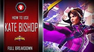 How To Use KATE BISHOP Easily | GOD Tier | Full Breakdown | Marvel Contest Of Champions