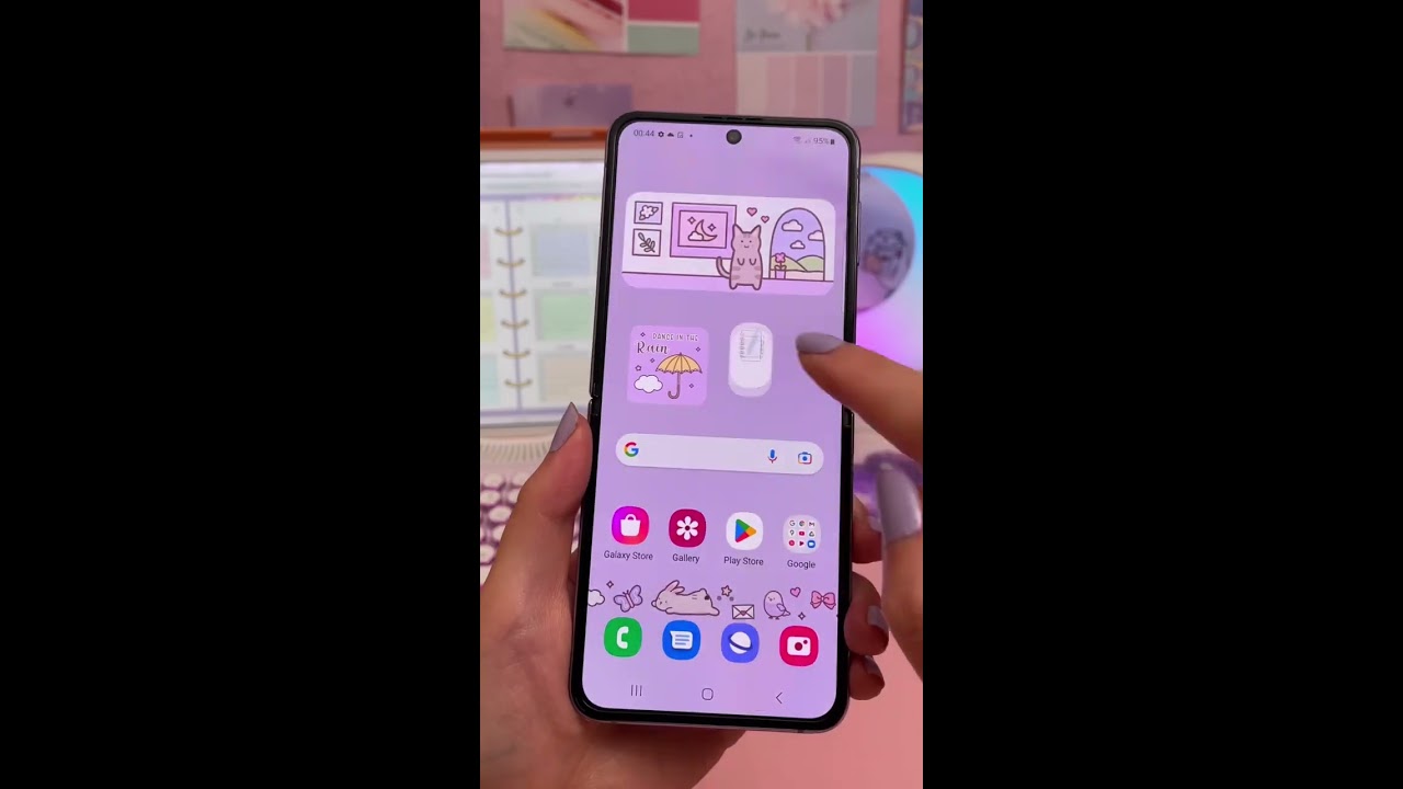 Galaxy Z Flip 4 Unboxing New Samsung ZFlip4 Aesthetic Phone