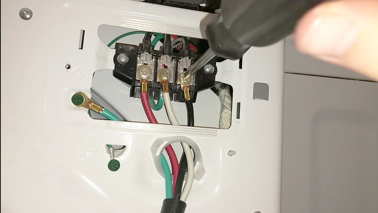 Install 4 Wire Plug On Samsung Dryer Model Dv45h7000ew A2 Youtube