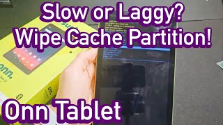 Onn Tablet: Slow or Laggy? How to Wipe Cache Partition