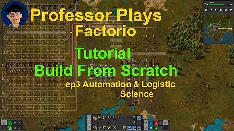 Factorio Tutorial Build From Scratch ep3 Automation & Logistic Science