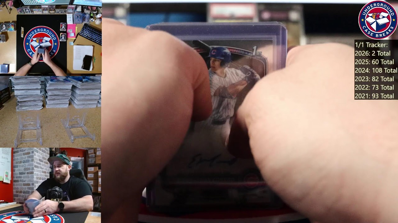 2025 Bowman Draft 4 Box Hobby Jumbo PYT 1/2 Case Break 