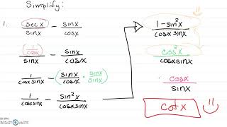 5 1 simplifying Trig expressions