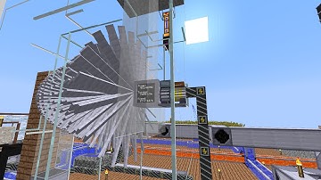 Monster FTB Rotarycraft power distribution with Electricraft