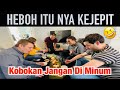 NGELIWET Makan Di lantai Dengan Daun Pisang Pertama Kali