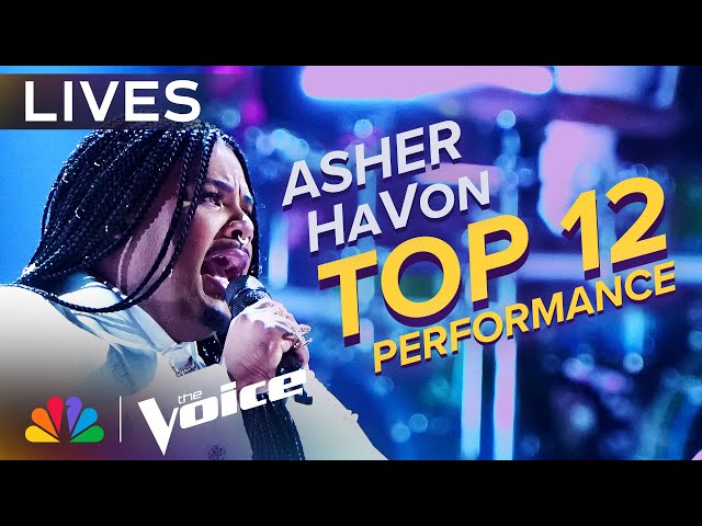 Asher HaVon Performs I'll Make Love to You by Boyz II Men | The Voice Lives | NBC class=