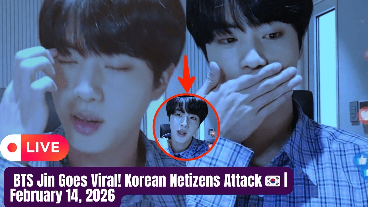 LIVE 🔴 BTS's Jin Goes Viral! Criticized by Korean Netizens 🇰🇷 | February 14, 2026 #bts #army #kpop