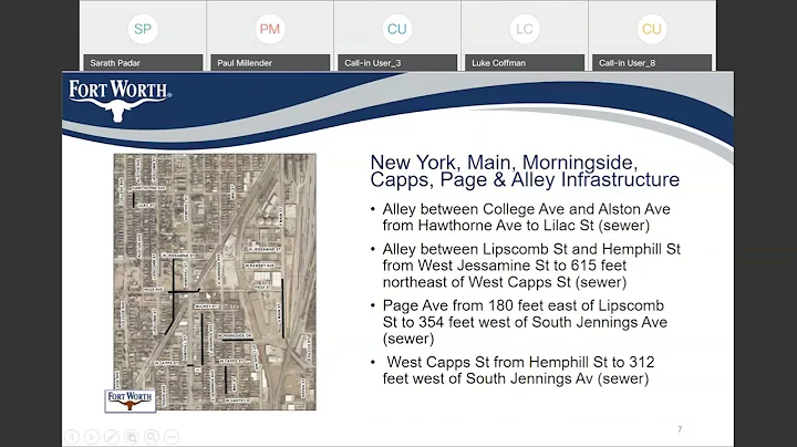 Community design meeting for the New York, Main, M...
