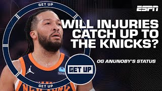 HOW LONG can the Knicks SUSTAIN playoff run despite being plagued by injuries? 🤔 | Get Up