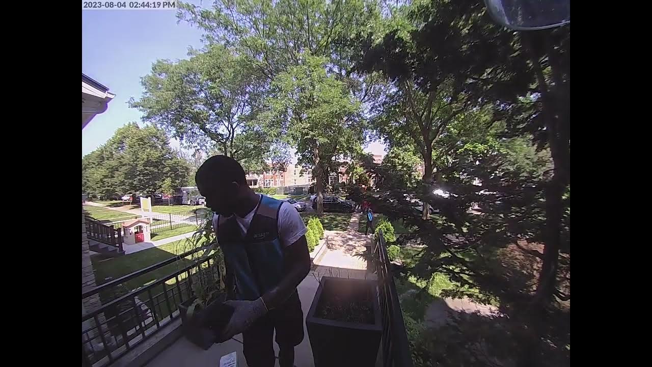 Amazon Delivery Driver Throws and Kicks Box YouTube