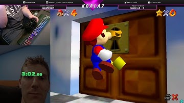 Super Mario 64 - 1 Key RTA in around 4 Minutes
