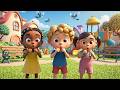 Ring a Ring o’ Roses Song for Kids 🌸 | Nursery Rhymes &amp; Baby Songs | Fun Circle Game Rhyme