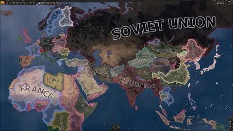 HOI4 Timelapse - 1936 to 1944 - A Wider Perspective