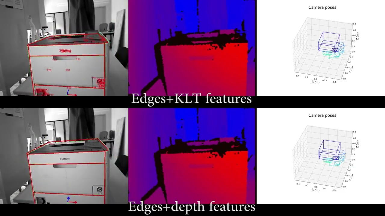 H2020 COMANOID Project - Printer localization using model-based tracking